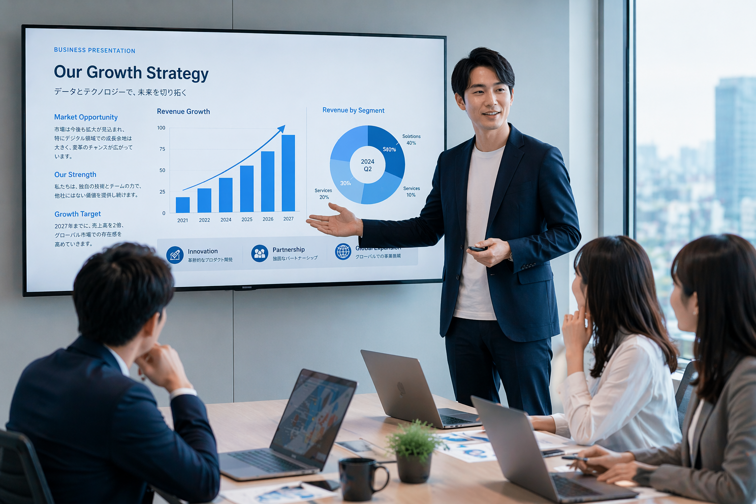 コンサルティング・SI — プレゼンテーション風景